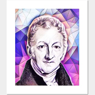 Thomas Robert Malthus Pink Portrait | Thomas Robert Malthus Artwork 8 Posters and Art